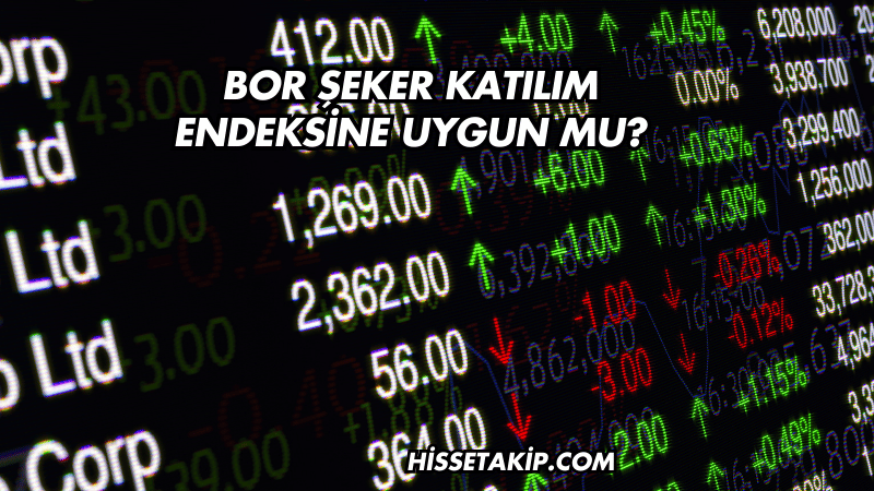 Bor Şeker Katılım Endeksine Uygun mu?