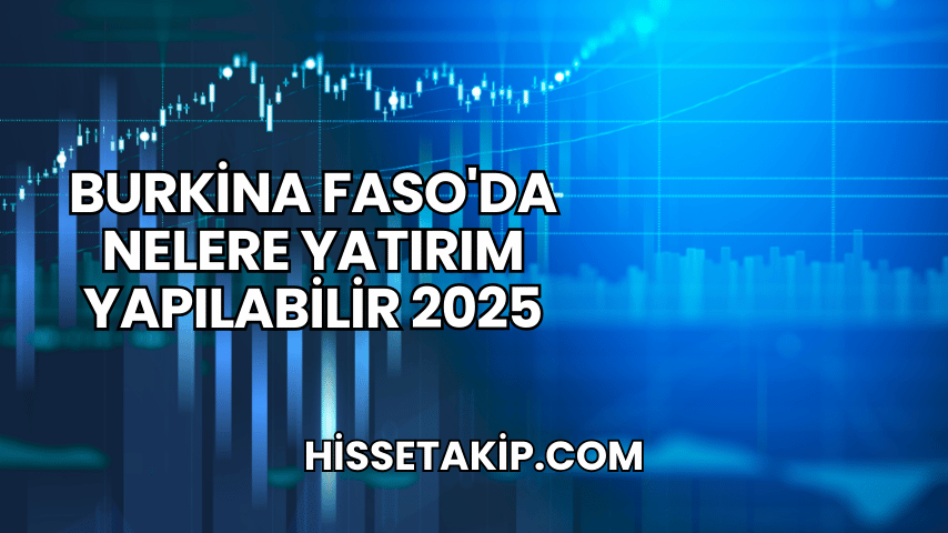 Burkina Faso'da Nelere Yatırım Yapılabilir 2025