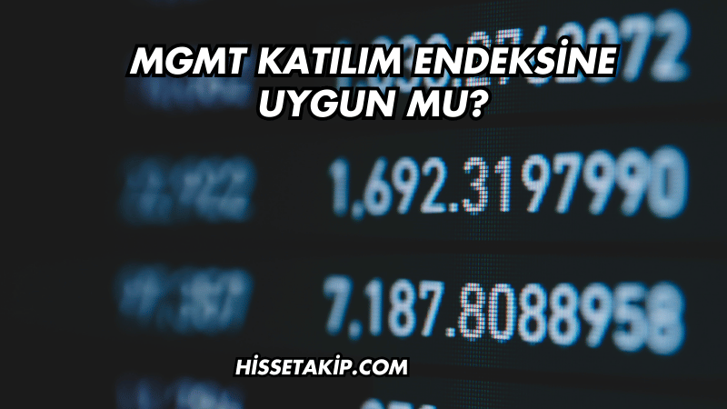 MGMT Katılım Endeksine Uygun mu?