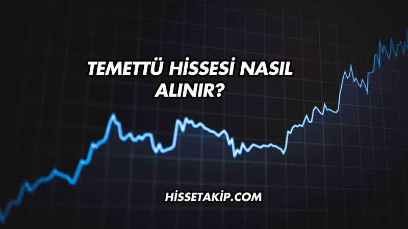 Temettü Hissesi Nasıl Alınır?